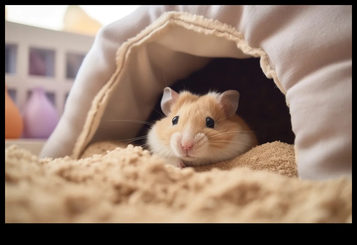 Hamster Kendin Yap Aksesuarları Devam Ediyor: Rahat Yatak Takımı Yapımı